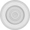 Ekena Millwork Standard Grayson Bullseye Rosette With Rounded Edge, 3"W x 3"H x 1"P ROSP030X030X100GRY04 - alternate 2
